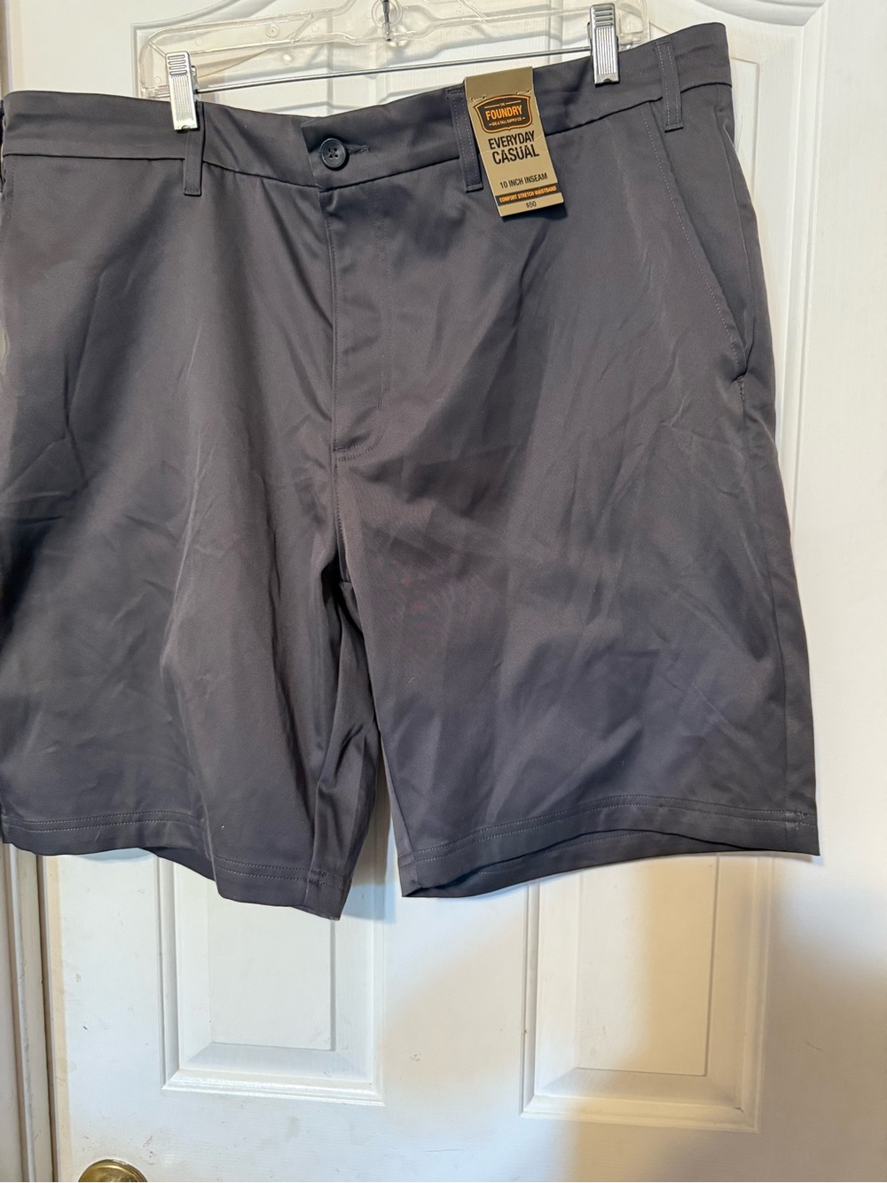 The Foundry Supply Co. Men's Charcoal Gray Hybrid Shorts